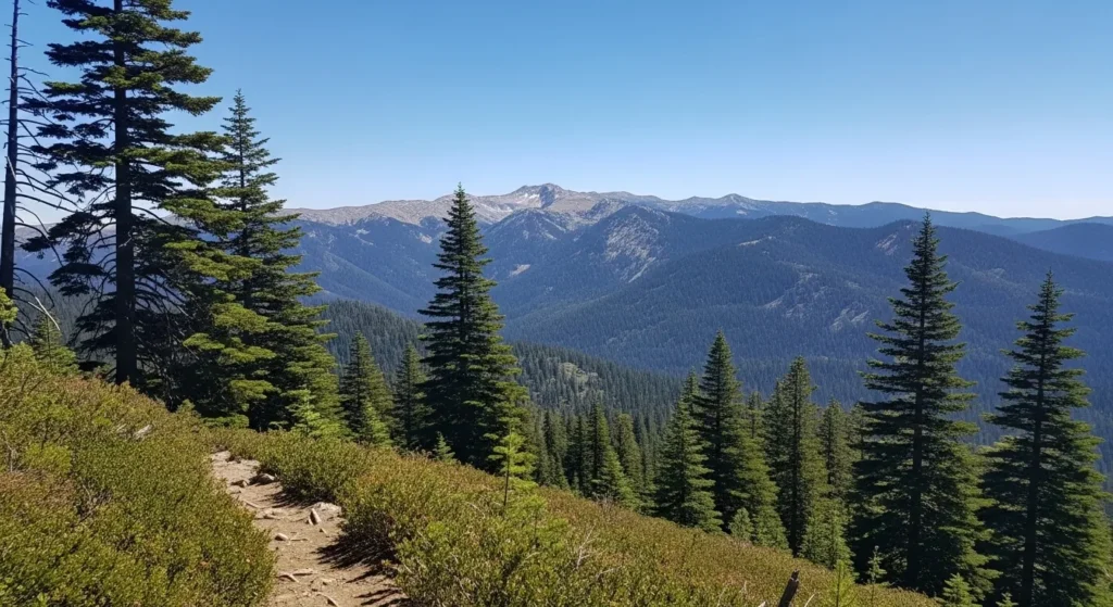 Easy giant sequoia trail for first-time visitors in Calaveras County