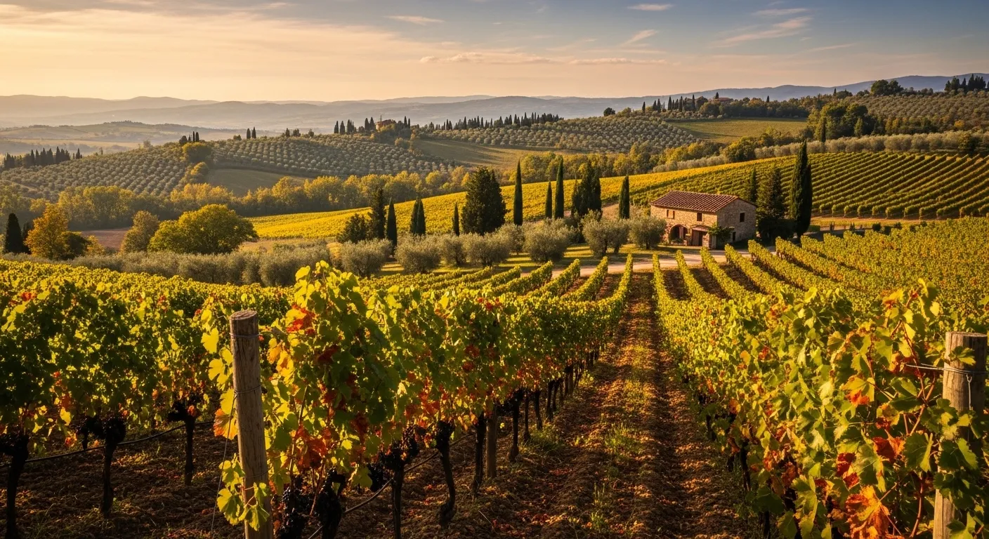 vineyard in the foothills