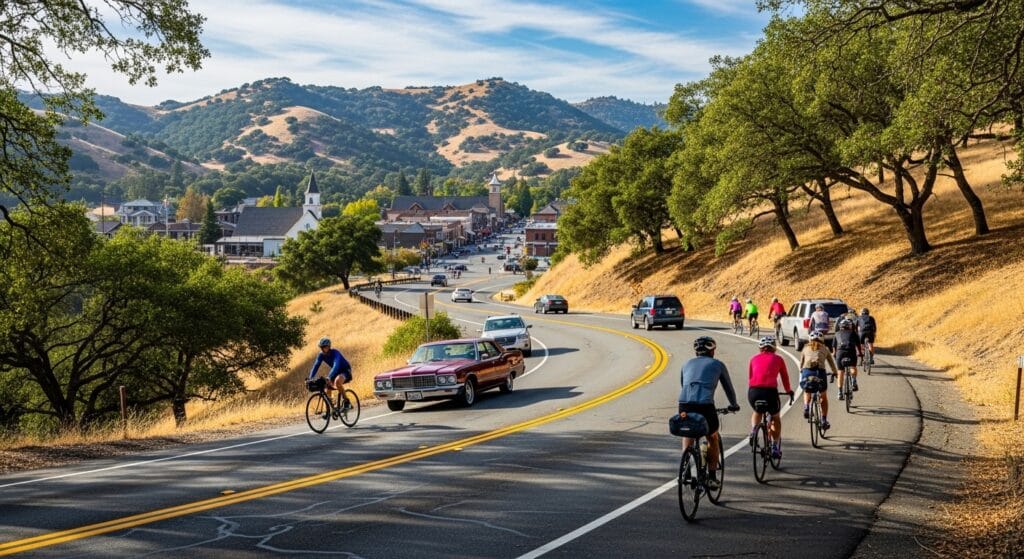 Safe scenic driving near historic towns in Calaveras County